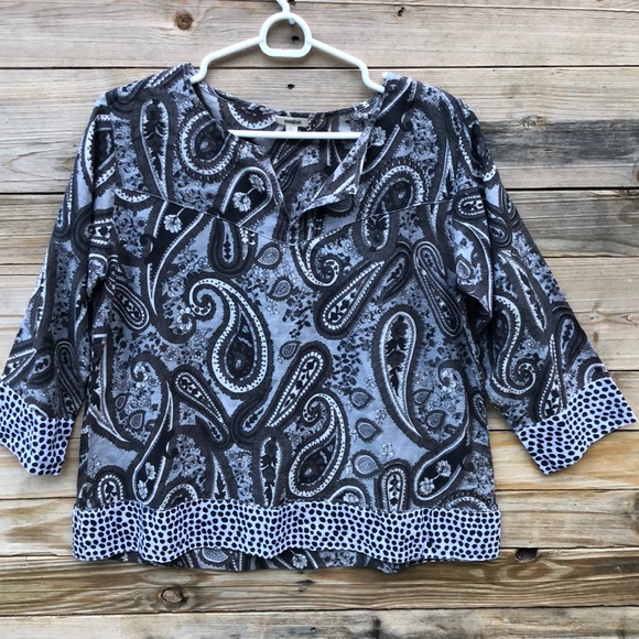 Anthropologie Tops - Anthropologie | Manglam Paisley Print Top Size L Anthropologie Tops - Anthropologie | Manglam Paisley Print Top Size L
